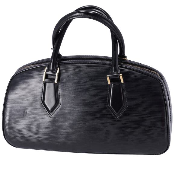 Louis Vuitton Jasmin Epi Handbag M52082 Noir Leather LV Logo - Picture 3 of 9
